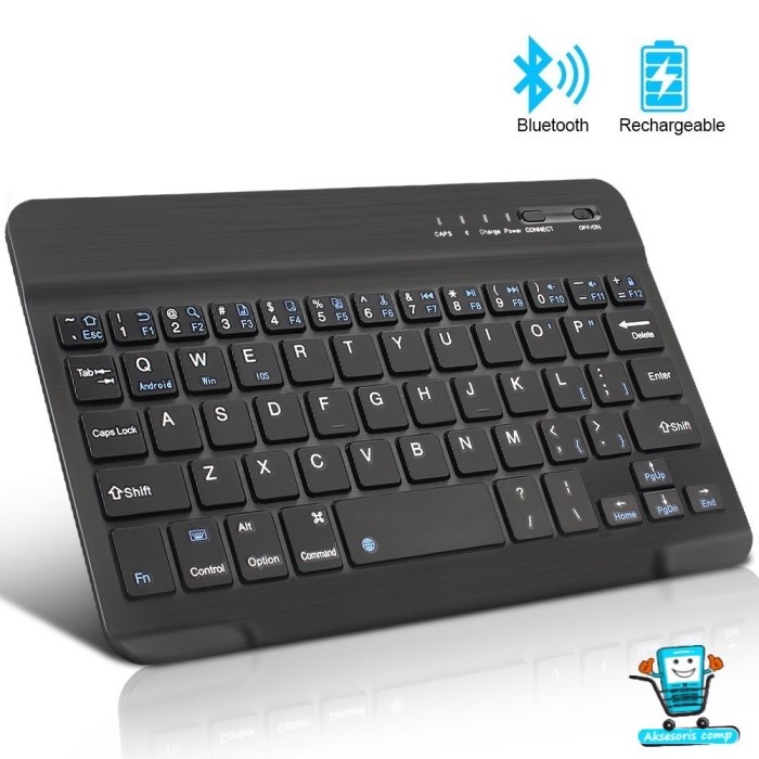 Wireless Bluetooth Keyboard Slim Thin 10” Macaron hp laptop tablet