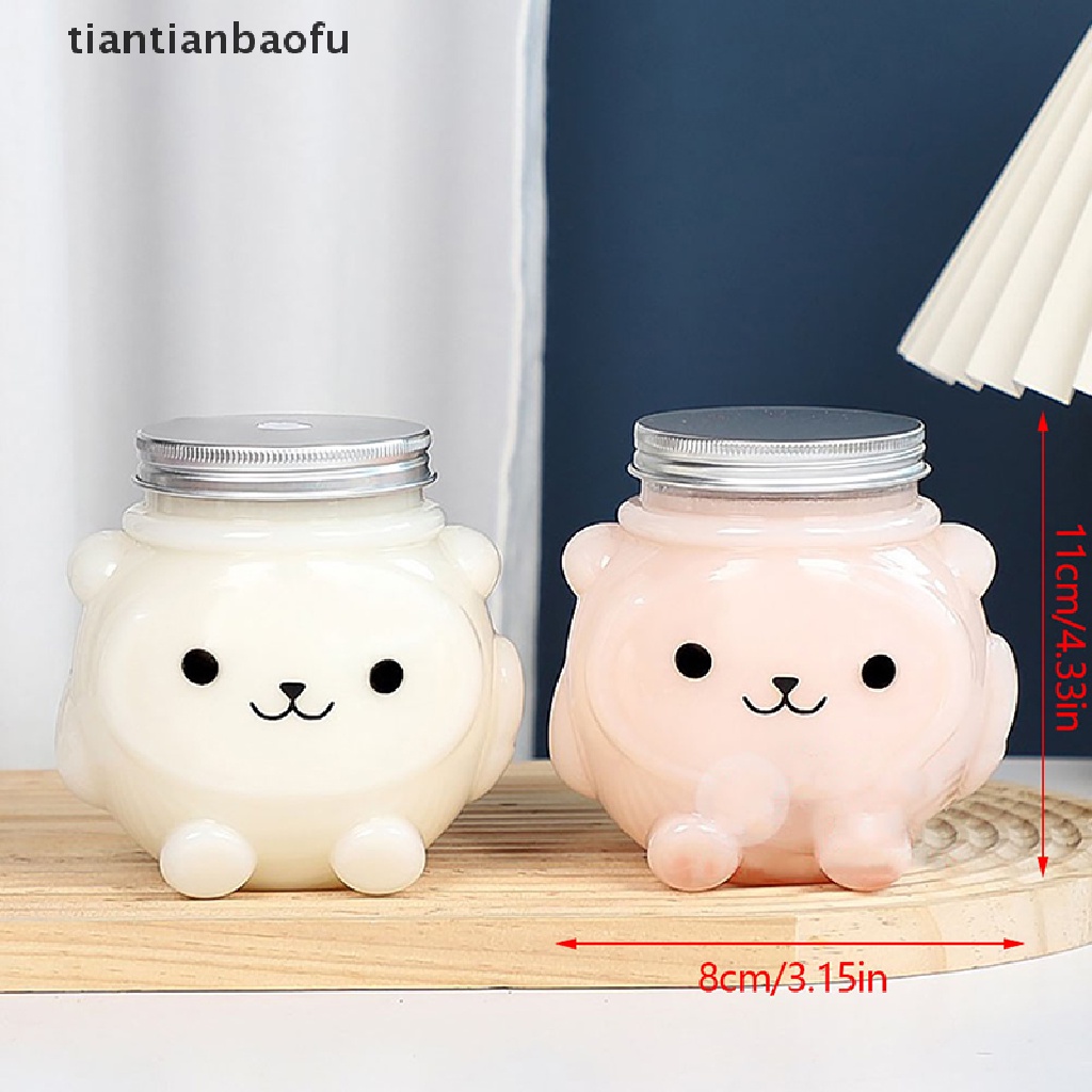 [tiantianbaofu] Botol Minuman 500ml Little Bear Botol Minum Susu Teh Jus Botol Minum Dingin Butik