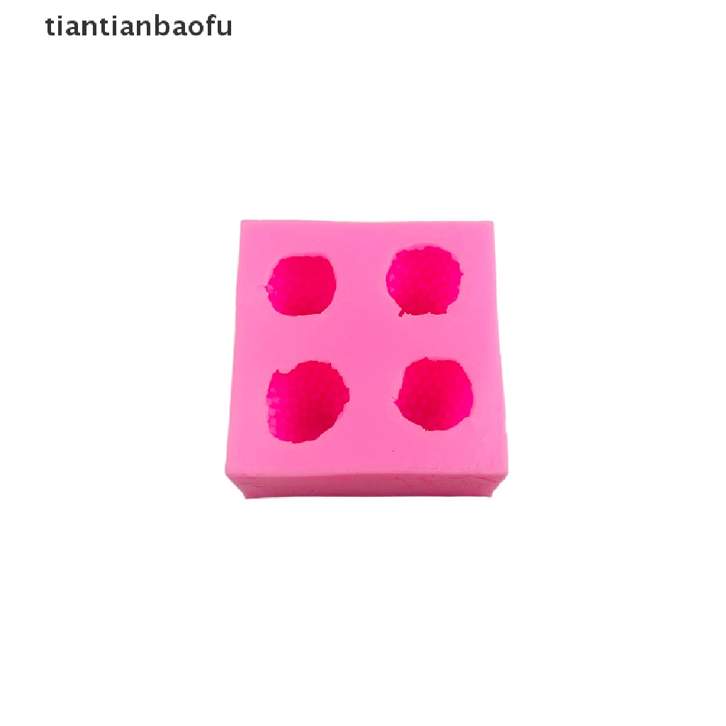 [tiantianbaofu] 3d Cetakan Fondant Silikon Strawberry Mini Berries Chocolate Fondant Candy Mold Butik