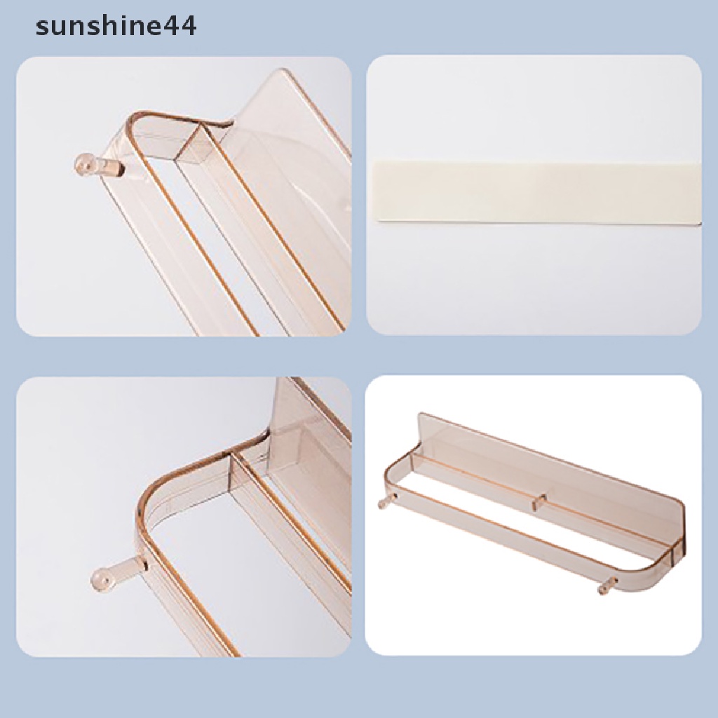 Sunshine Rak Penyimpanan Organizer Sandal Kamar Mandi Yang Dipasang Di Dinding Menghemat Ruang Rak Sandal ID