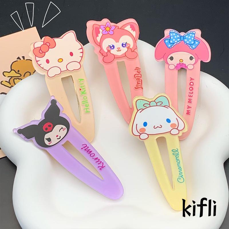 [KD] Duckbill Clip Cute Melody Kuromi Jepit Rambut Poni Klip Samping Kartun Hair Clip