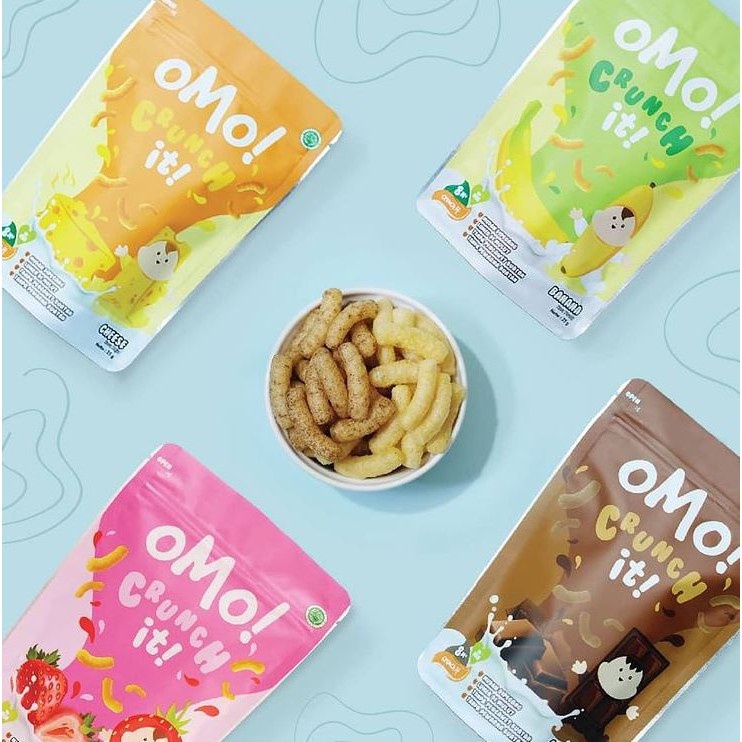 OMO Snack Crunch It 25gr / OMO Snack Sehat Organik MPASI