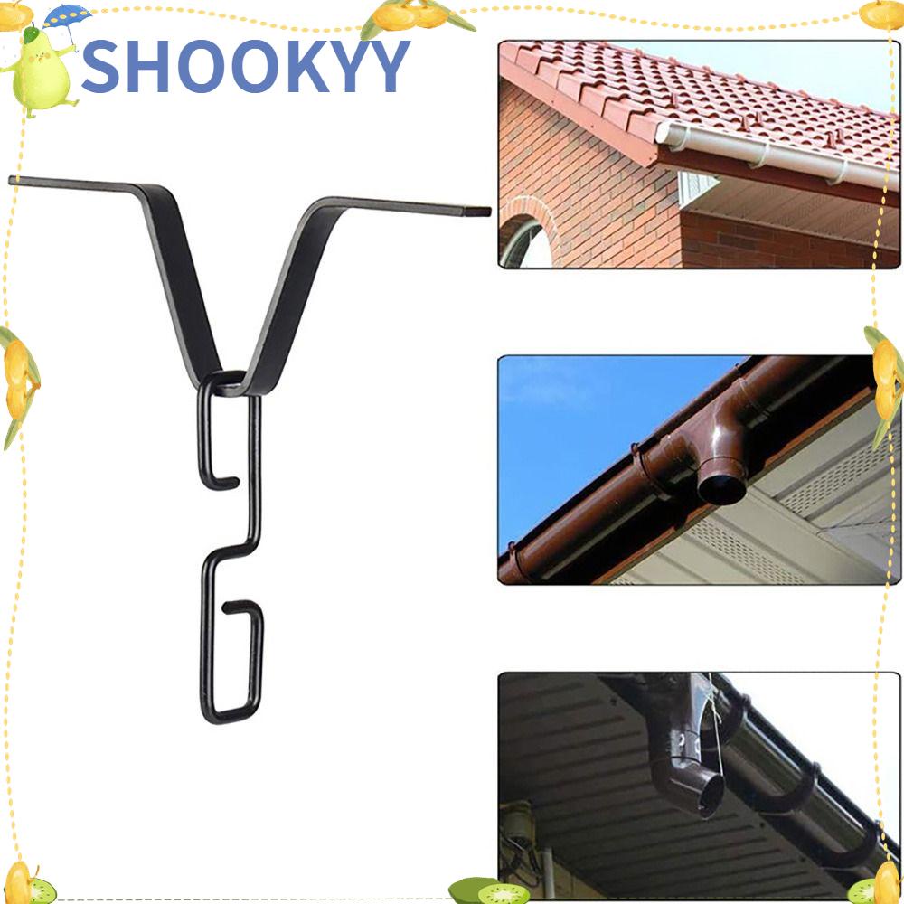 Chookyy Rain Chain Hook Universal Downspout Outlet Klip Talang Berbentuk V