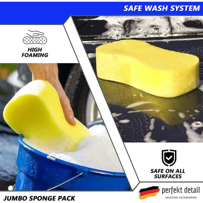 Sponge Spon Jumbo Motorcycle Wash Cuci Motor Mobil Busa Spons