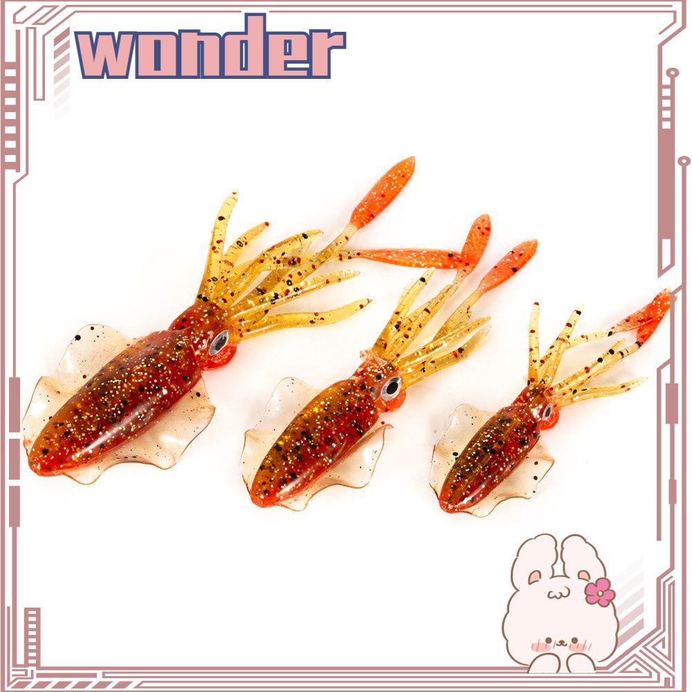 Wonder 1Pcs Umpan Cumi 5warna Swimbait Fishing Tackle Fishing Lure