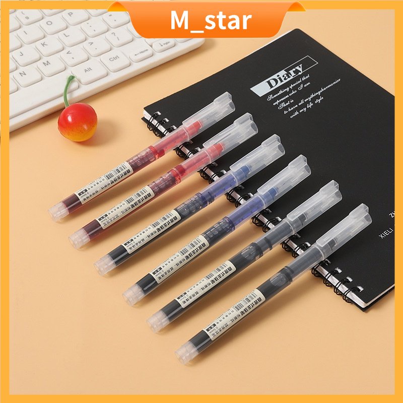 

High capacity Pena Gel Cepat Kering Tip Mini 0.5mm Pena Roller Pen / Pena Pulpen Tinta Cair Tip Jarum