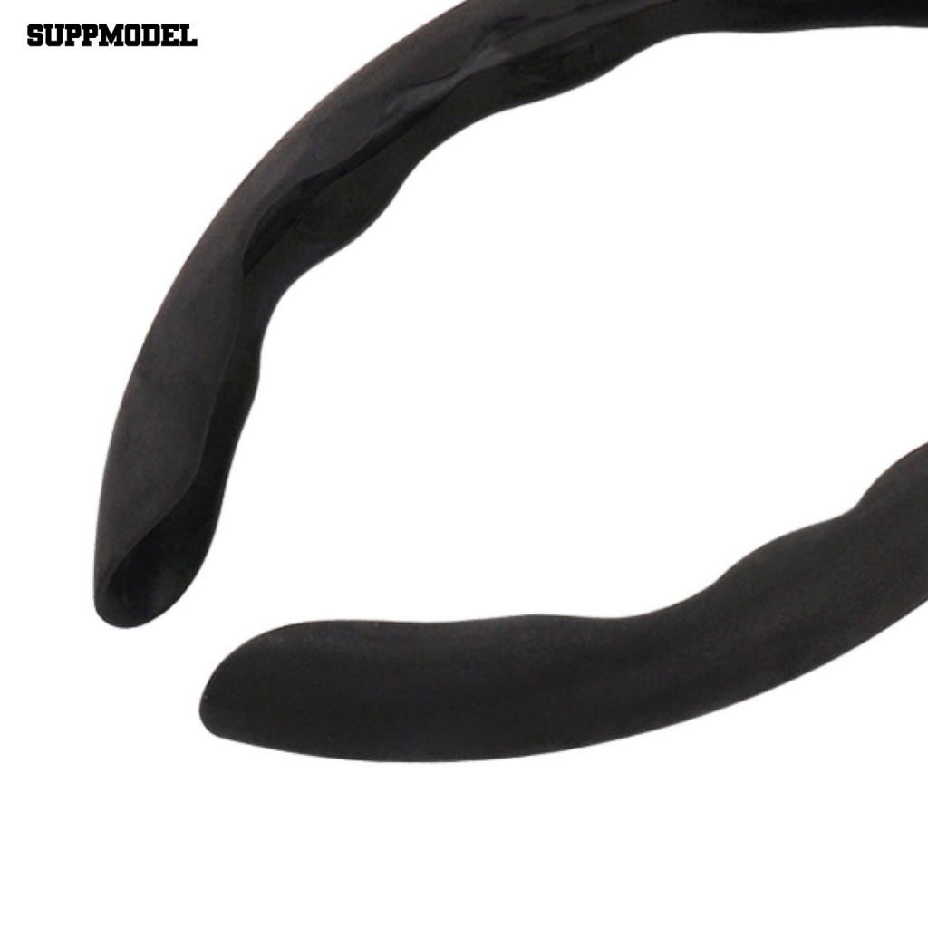 Suppmodel 1pasang Empat Musim Steering Wheel Case Aksesoris Interior Auto Steering Wheel Protector Decor Breathable