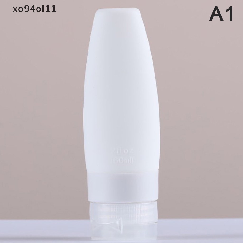 Xo 1pc 60/90ML Silikon Botol Isi Ulang Kosong Travel Portable Packing Press OL