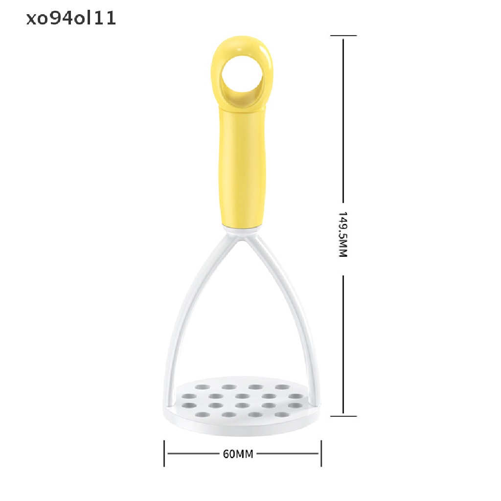 Xo Kitchen Portable Manual Potato Masher Labu Lumpur Press Alat Buah Sayur OL