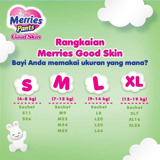 Merries Pants Good Skin M 22 x2