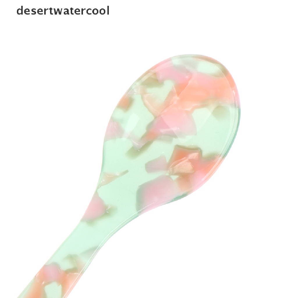 Deid 1Pc French Retro Dessert Spoon Selai Mentega Peralatan Makan Sendok Kue Plastik Martijn