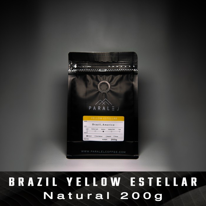 

BISA COD Brazil Yellow Estellar Arabica Cattura 200g biji kopi coffee beans /KOPI EUBE/KOPI KAPAL