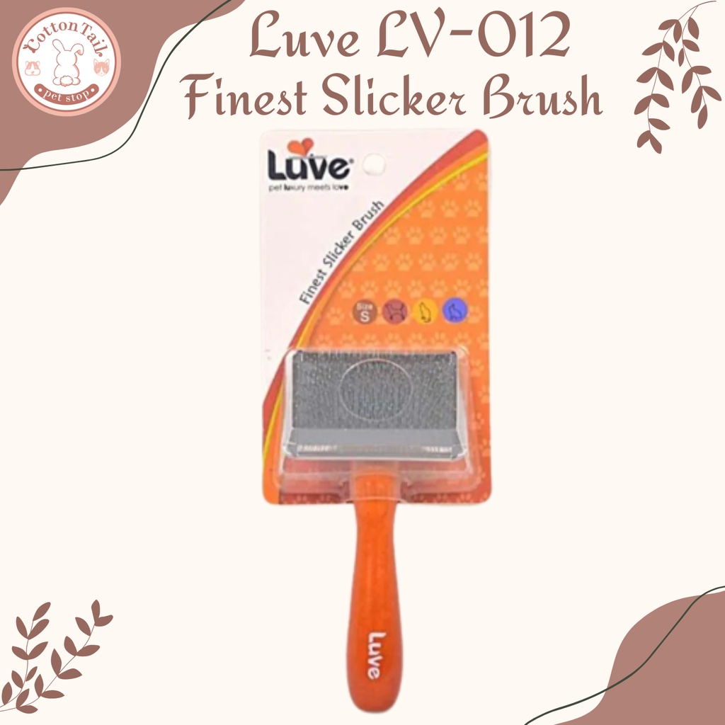 Luve Finest Slicker Brush LV-012 / Sisir Bulu Kucing Anjing LV-012