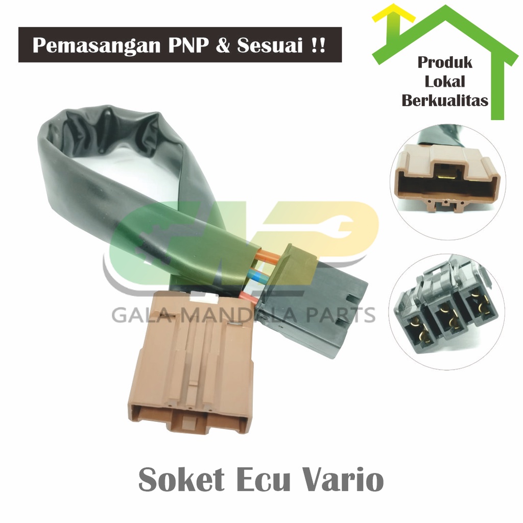 Soket Kabel ECU Kiprok Vario Techno 125cc 150cc FI Socket ECM ACG