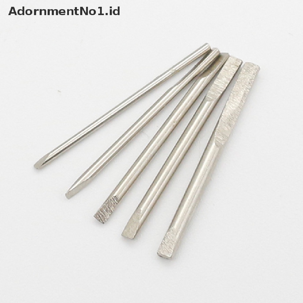 [AdornmentNo1] 5pcs Obeng Mini Dengan Mata Slotted Untuk Reparasi driver Sekrup Kacamata Jam Tangan [ID]