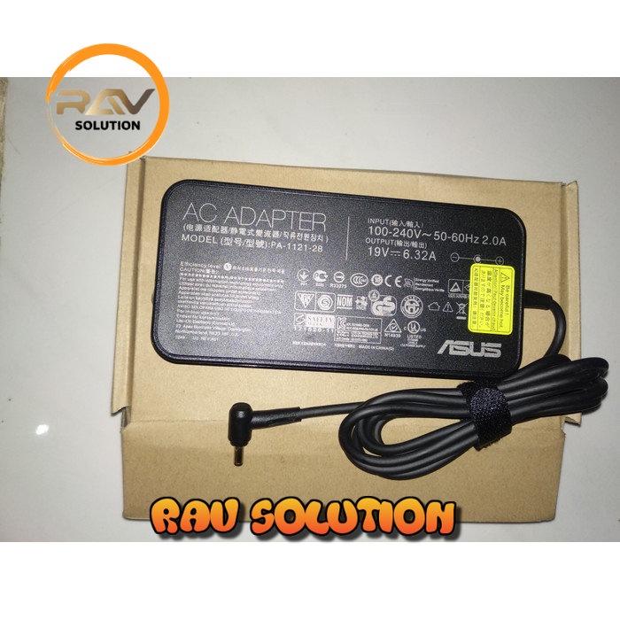 Adaptor Charger Laptop Original ASUS ROG PA-1121-28,19V-6.32A Jarum - RAV SOLUTION A