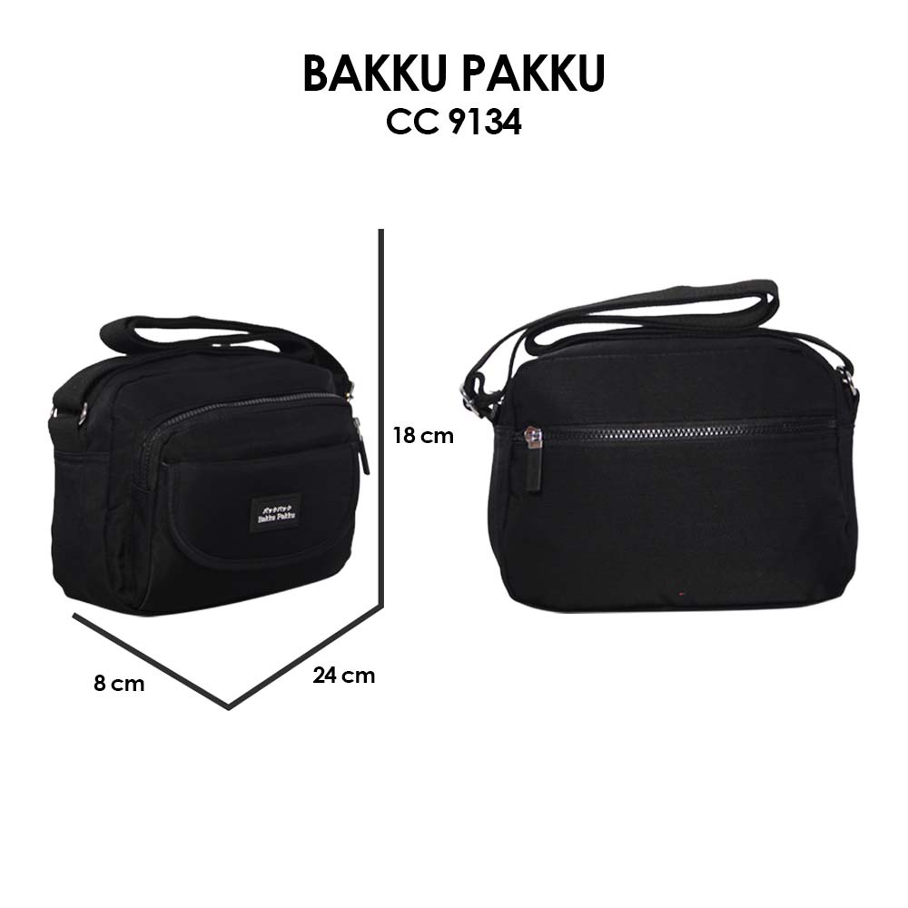 Tas Selempang Perempuan Remaja Import Bakku Pakku 9134 Fashion Slingbag Korea