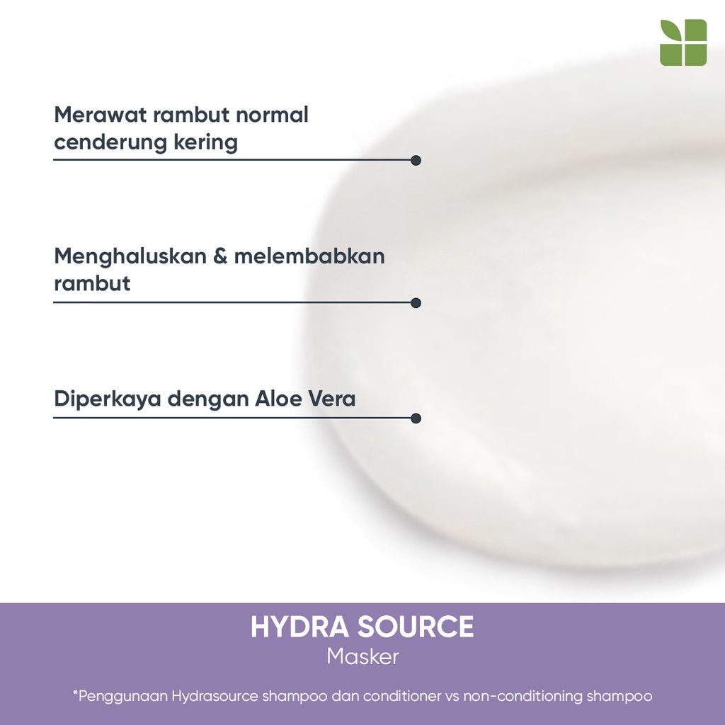 Biolage Hydrasource Mask 500 ml - Masker Professional Perawatan Rambut Kering