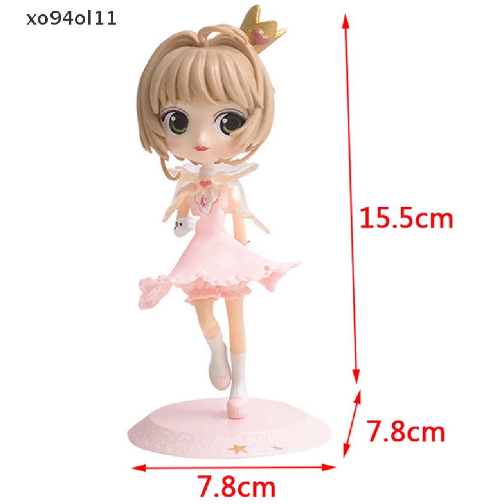 Xo 16CM Card Captor Sakura Anime Kawaii Action Figure Standing Posture Model Mainan OL