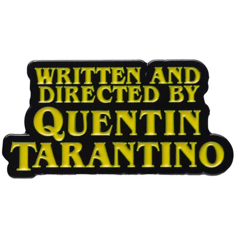 Bioskop Peripherals Writer Dan Sutradara Quentin Tarantino Badge Movie Kill Bill Fan Bros Hadiah Untuk Teman Kostum Aksesoris