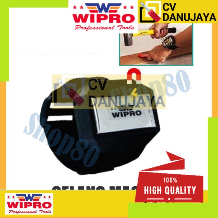 Wipro Gelang Magnet Sabuk Tangan Pertukangan Tukang Bangunan