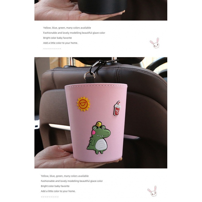 Tempat Sampah Kreatif Mobil, Tempat Sampah Kartun Camelia Gantung Mobil