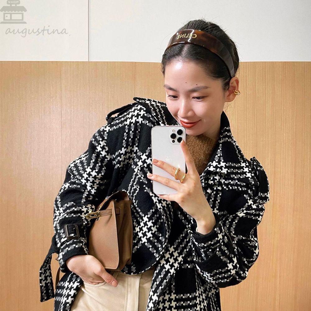 Agustina Ikat Rambut Asam Asetat Mewah Vintage Pesta Cuci Muka Desain Fashion Make up Gaya Korea Headband