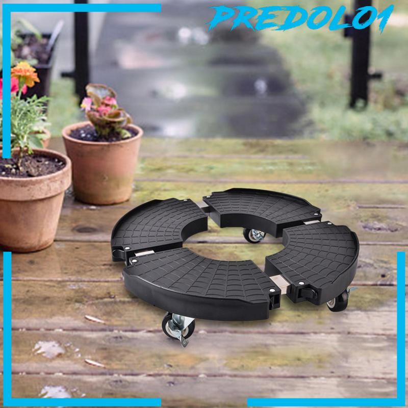 [Predolo1] Dengan Roda Rolling Plant Stand Untuk Vertical Planters Pot Bunga