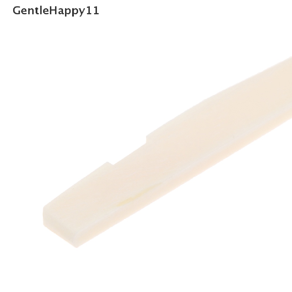 Gentlehappy Real Bone Bridge Saddle Untuk Gitar Akustik Folk 72MM/74MM/76MM/80MM * 12MM id