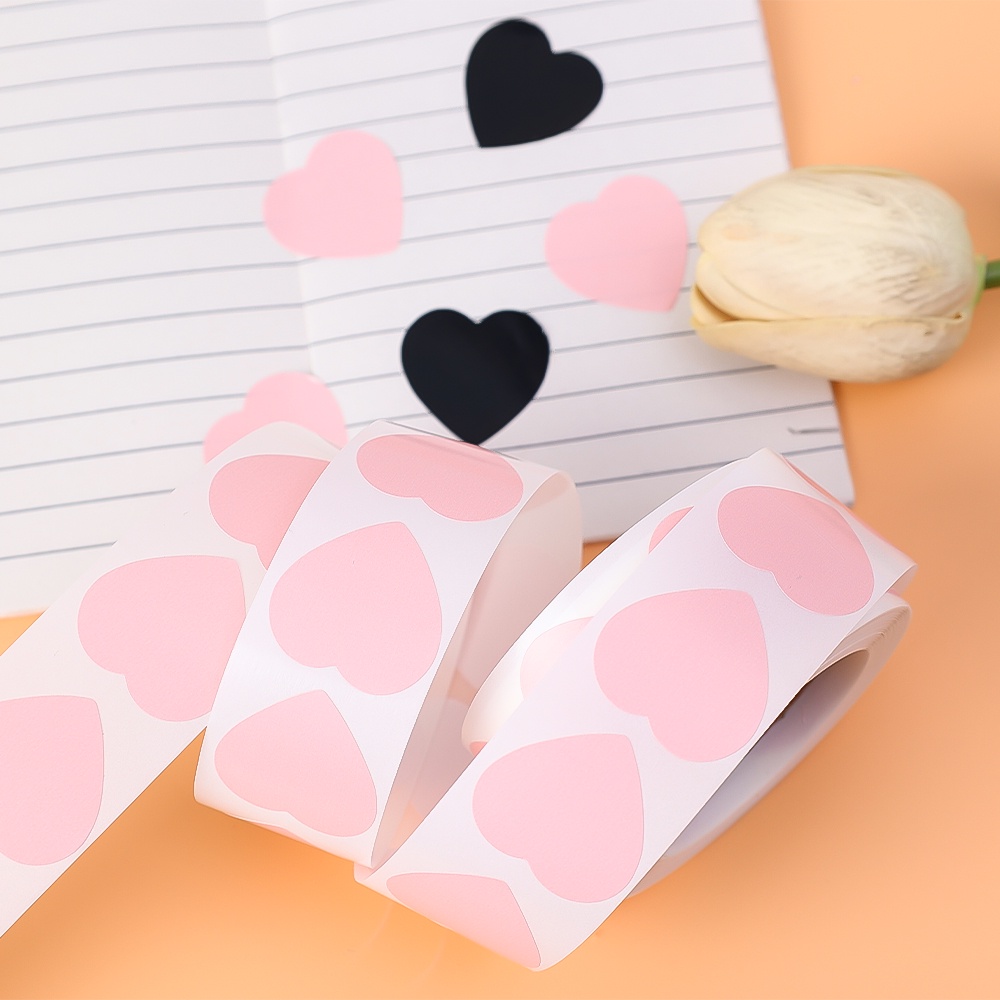 Self adhesive Love Shaped Gift Box Stiker Hias/PVC Self-adhesive Lucu Pink Gadis Notebook Stiker Aksesoris