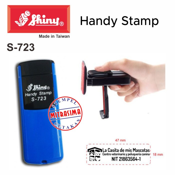 

Stempel Shiny S-723 ( S723 Handy Stamp Pocket Tipe S 723 )