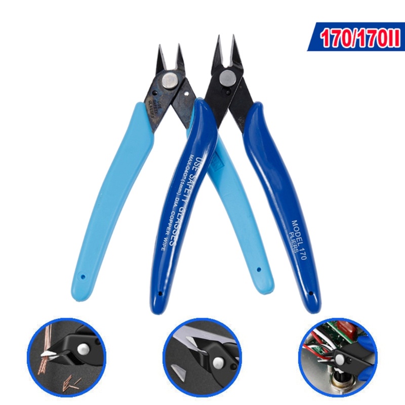 Vivi Tang Alat Potong Kawat Diagonal Side Nippers Listrik Snips Flush Lock Plier