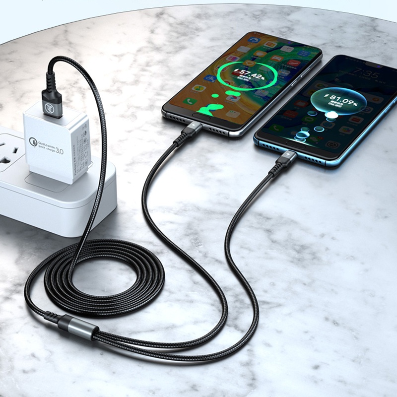 Vivi 40W Fast USB Type-C Kabel Cas Telepon Mobil Cord Portable 1ke2 Charger Untuk Tablet Pad Power Supply Kawat 1.5M 4.