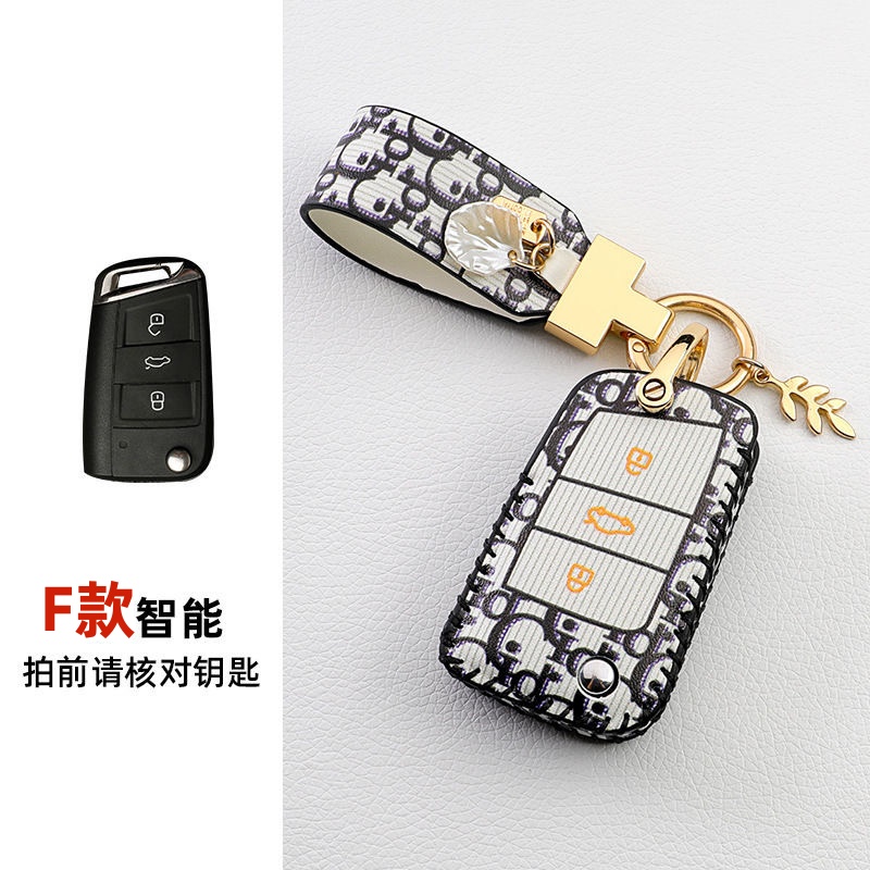 Untuk Volkswagen Polo Passat Golf Beetle Arteon Fox GLI Gol Skoda Kursi Ibiza Remote Key Fob Cover Case Kunci Mobil