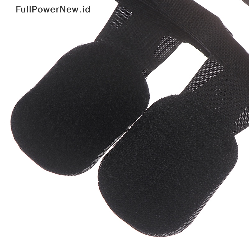 Power 1Pc Massager Shapewear Sabuk Dada Korektor Postur Punggung Bahu Hitam ID