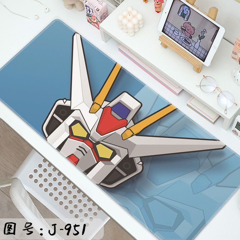 Gundam Kartun Mouse Pad Komputer Game Mouse Pad Laptop Alas Meja Khusus Keren Kreatif Office Desk Pad