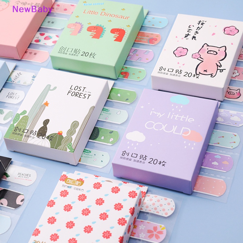 Newbaby Lucu Tahan Air Kartun Band Aid Hemostasis Perekat s Kit Darurat New ID