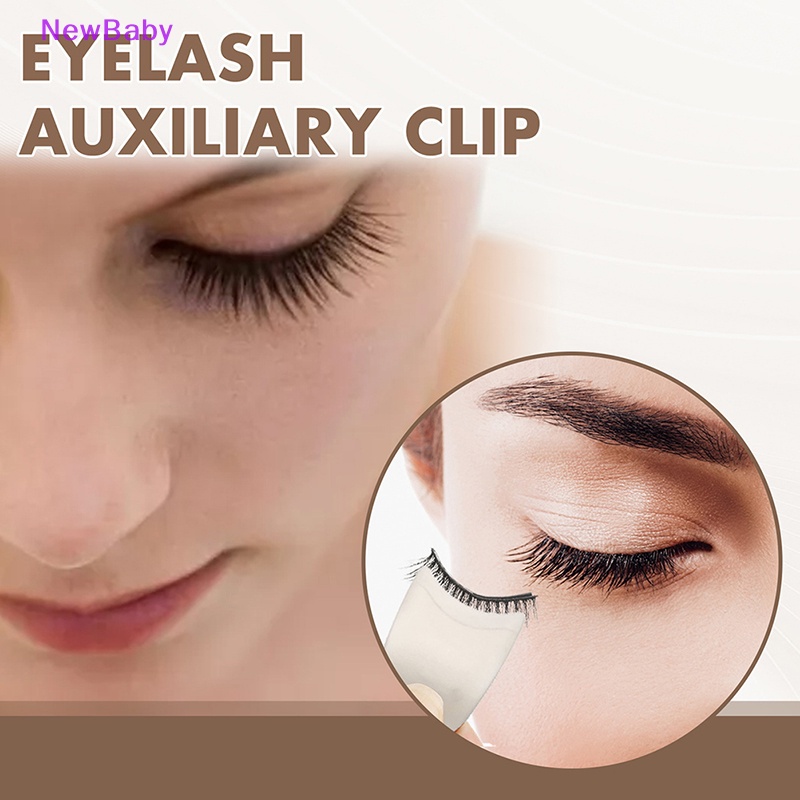 Newbaby 2Pcs Tempel Alat Kecantikan Bulu Mata Palsu Aplikator Eyelashes Clip Aids ID