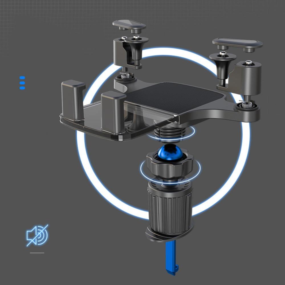 Lanfy Car Phone Holder Compatible Berbagai Model Stabil Saat Penempatan Digunakan Di Car Buckle Type Air Outlet Car Navigation Mount Air Outlet Hook Mobile Phone Stand