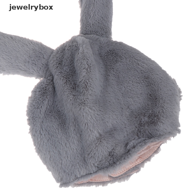 [jewelrybox] Topi Gadis Lucu Plush Rabbit Bunny Ears Hat Earflap Cap Head Warmer Perlengkapan Foto Butik