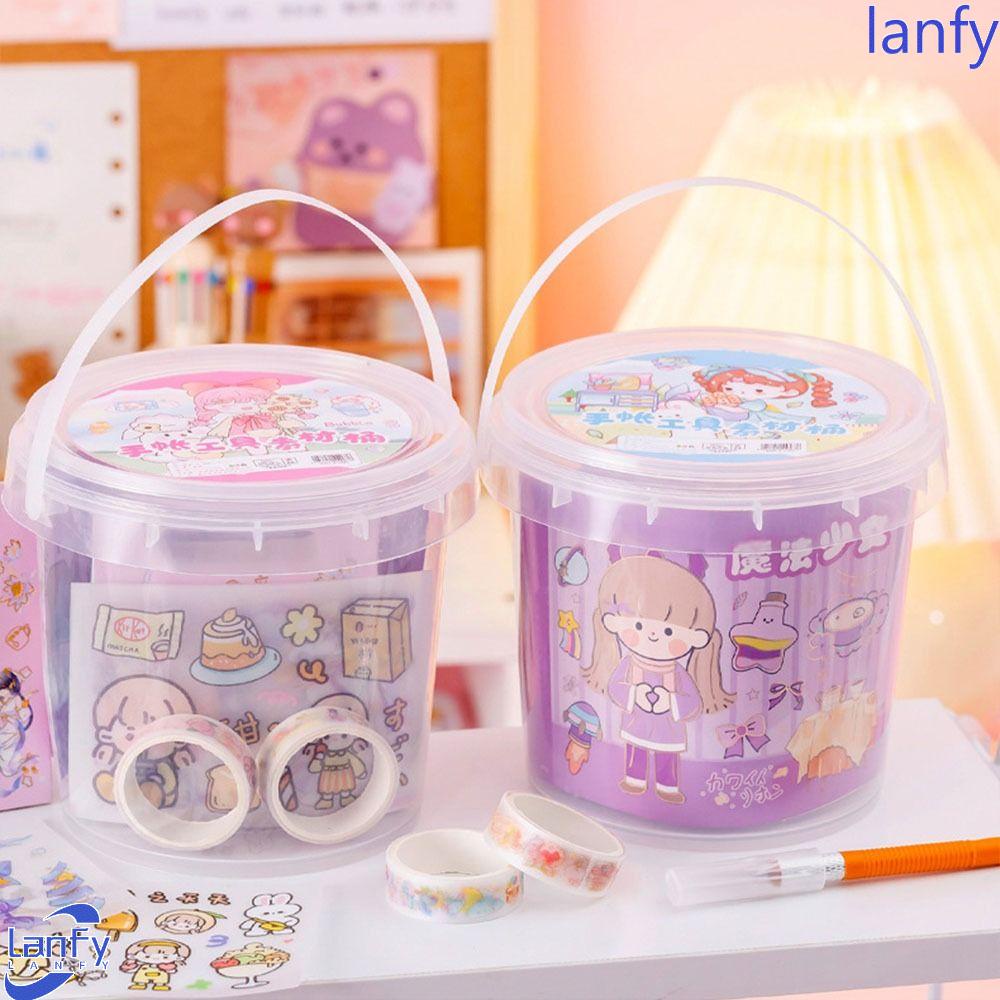 Lanfy Goo Card Stiker Alat Set Stationery Diary Scrapbooking Guka Chuck Set Mainan Anak Album Stander Tangan Akun Alat Set