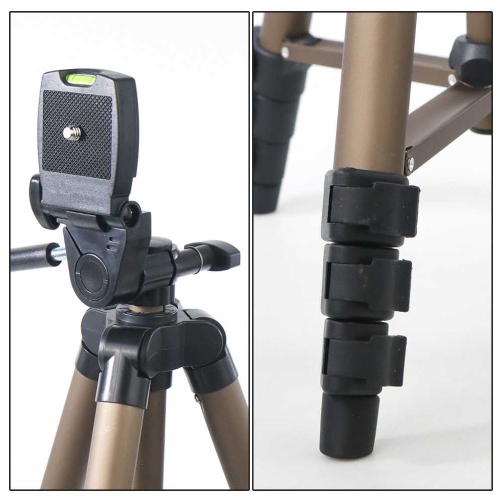 Weifeng Lightweight Tripod Stand 4-Section Aluminium - WT3130