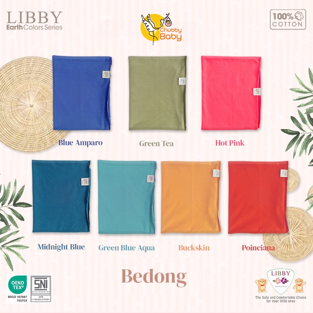 Libby - Solid Color Baby Swaddle | Bedong Bayi