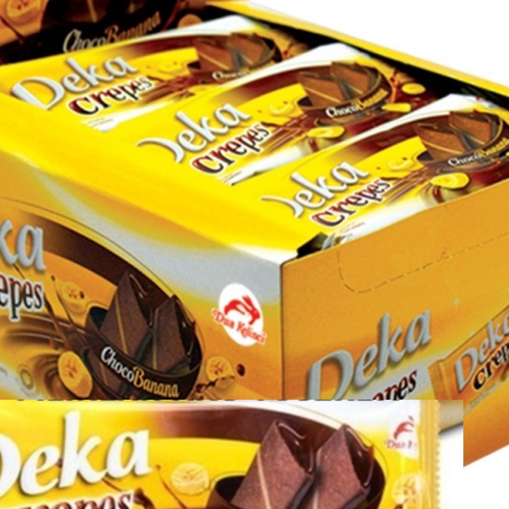 

DEKA CREPES CHOCO BANANA 14 GR ( HARGA PER BOX )