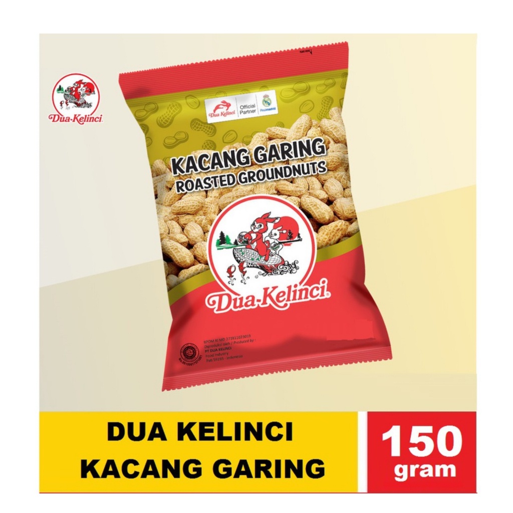 

KACANG KULIT 2 KELINCI GARING 150 GR ( HARGA PER BUNGKUS )