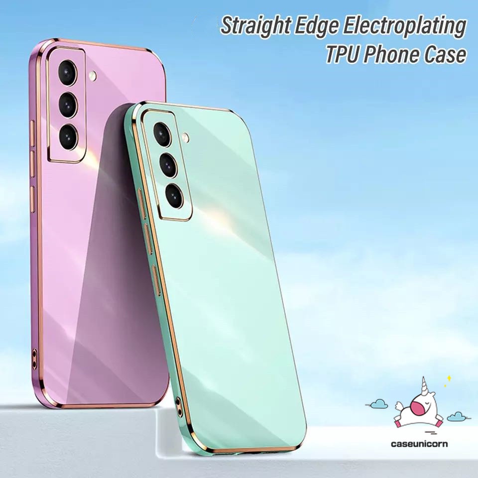 Casing Electroplate Untuk Xiaomi Redmi A1 10C 9 10 9T 9A 9C NFC Note12 9 8 11 11S 10S 10 Pro 11Pro 12Pro POCO X3 NFC Pro M3 Mewah Halus Plating Simple Warna Permen Soft Cover