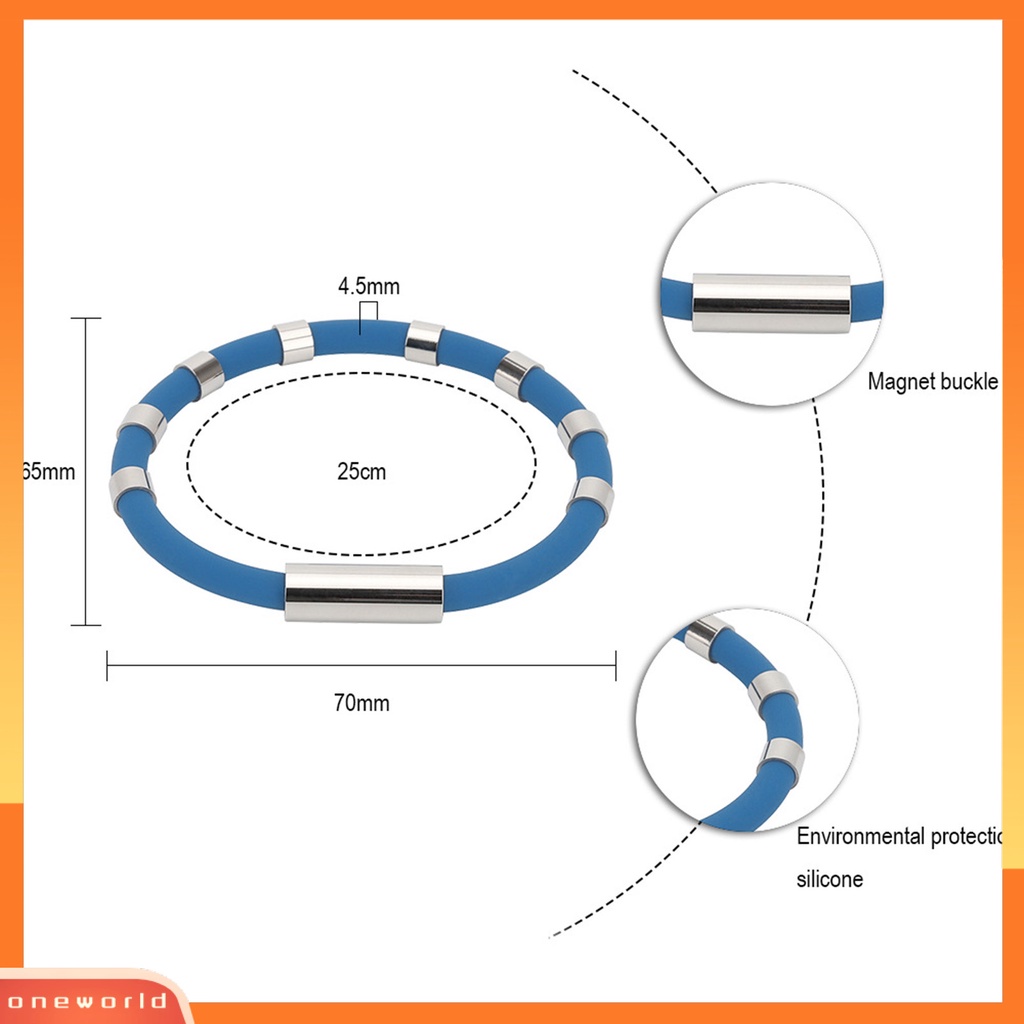 [EONE] Gelang Anions Minimalis 8-tabung Keseimbangan Ion Negatif Energi Tahan Aus Hias Unisex Tubuh Manusia Gelang Pelepas Elektrostatik Aksesori Kehidupan Sehari-Hari