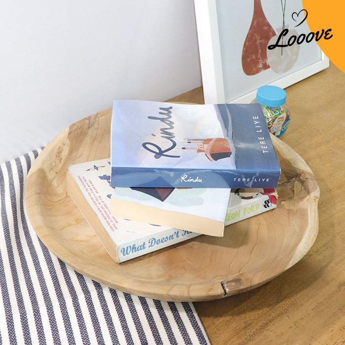 

Tatakan /Nampan Kayu Jati - Teak Tray Desk Organizer 40 cm