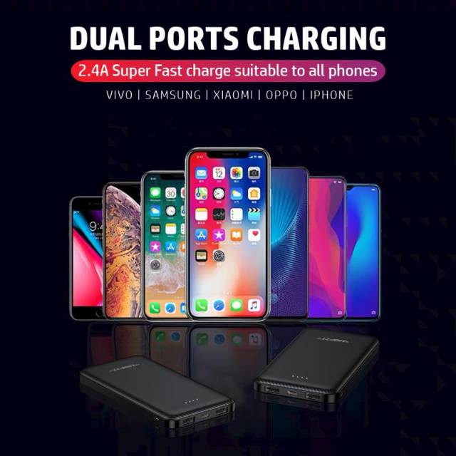 Powerbank MOFIT M11 10.000mAh + Fast Charge Real Capacity