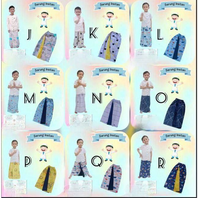 Sarung anak Instant